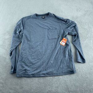 Bass Outdoor Ombre Blue Long Sleeve Utility Tee XXL NWT 0079